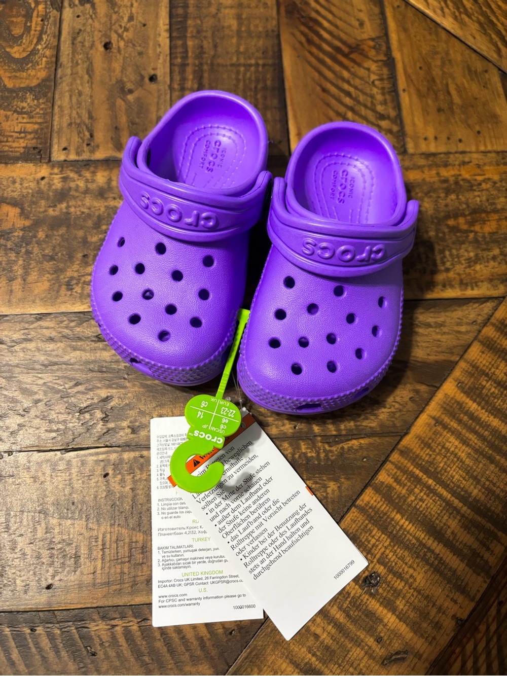 CROCS Kids Classic Clog - Bright Purple